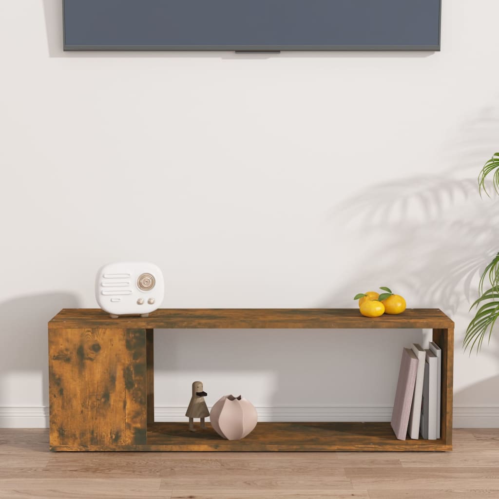 TV-Schrank Räuchereiche 100x24x32 cm Holzwerkstoff