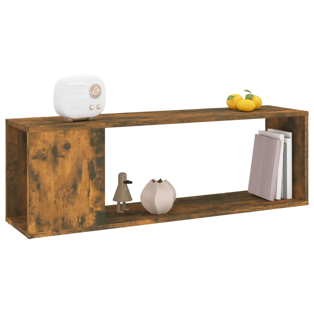 TV-Schrank Räuchereiche 100x24x32 cm Holzwerkstoff - Pazzar.ch