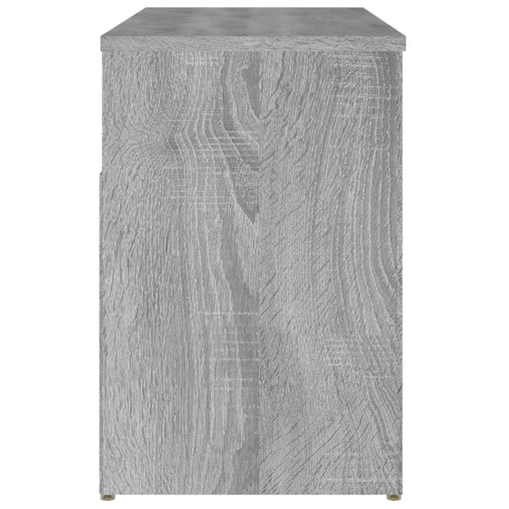 Schuhbank Grau Sonoma 80x30x45 cm Holzwerkstoff - Pazzar.ch