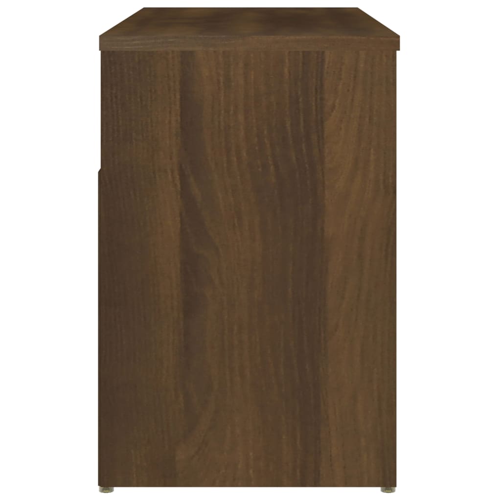 Schuhbank Braun Eichen-Optik 80x30x45 cm Holzwerkstoff - Pazzar.ch