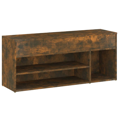 Schuhbank Räuchereiche 105x30x45 cm Holzwerkstoff - Pazzar.ch