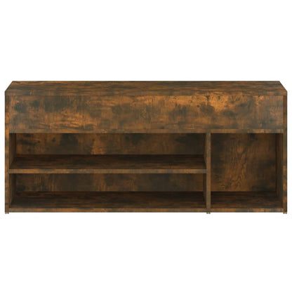Schuhbank Räuchereiche 105x30x45 cm Holzwerkstoff - Pazzar.ch