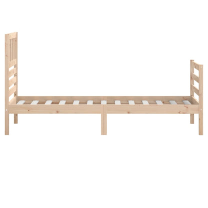 Massivholzbett 75x190 cm - Pazzar.ch