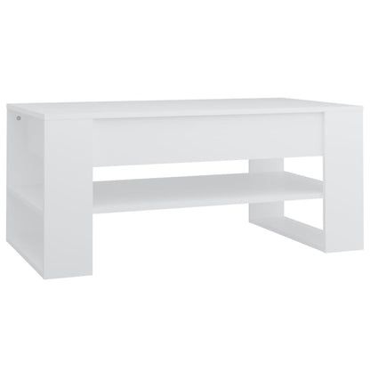 Couchtisch Weiß 102x55x45 cm Holzwerkstoff - Pazzar.ch