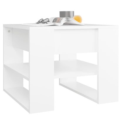 Couchtisch Weiß 55,5x55x45 cm Holzwerkstoff - Pazzar.ch
