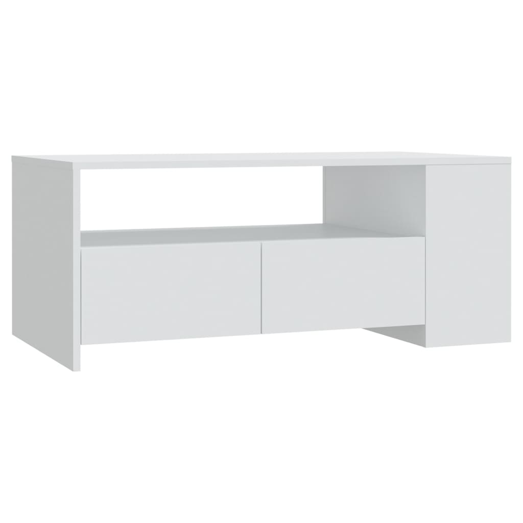 Couchtisch Weiß 102x55x42 cm Holzwerkstoff - Pazzar.ch