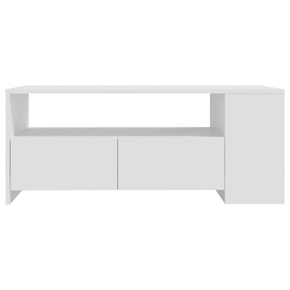 Couchtisch Weiß 102x55x42 cm Holzwerkstoff - Pazzar.ch