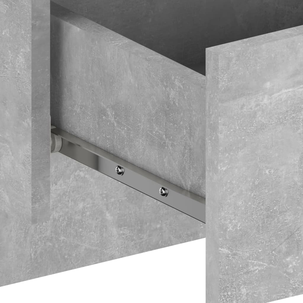 Wand-Nachttische 2 Stk. Betongrau - Pazzar.ch