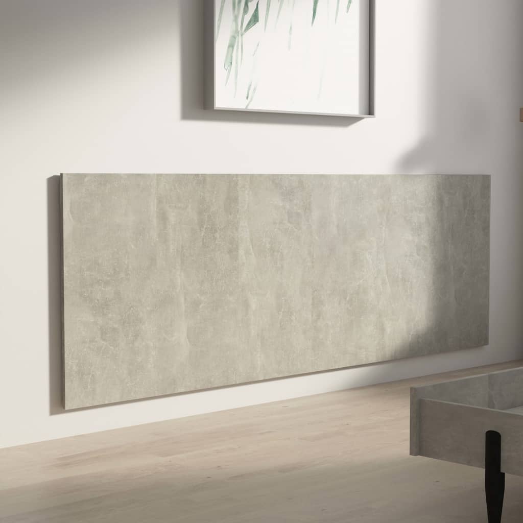 Kopfteil Betongrau 240x1,5x80 cm Holzwerkstoff - Pazzar.ch