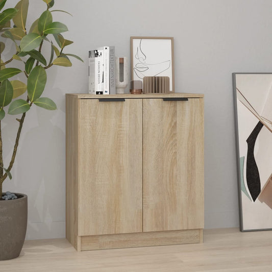 Sideboard Sonoma-Eiche 60x30x70 cm Holzwerkstoff - Pazzar.ch