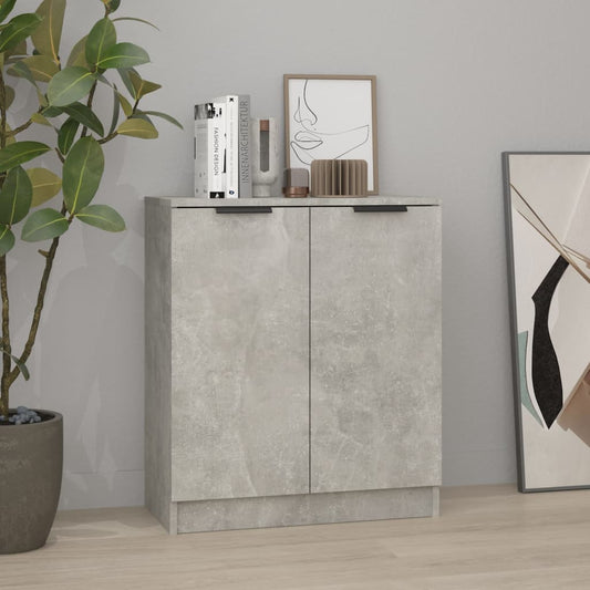Sideboard Betongrau 60x30x70 cm Holzwerkstoff - Pazzar.ch