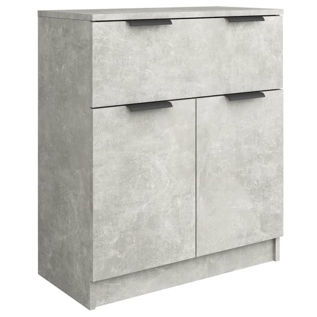 Sideboard Betongrau 60x30x70 cm Holzwerkstoff - Pazzar.ch