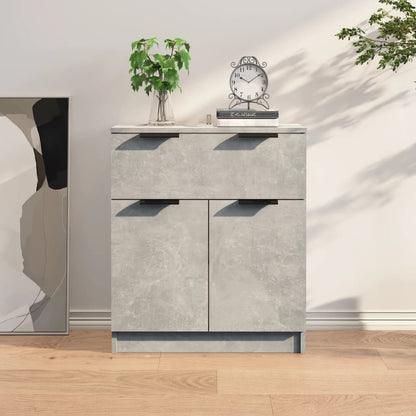 Sideboard Betongrau 60x30x70 cm Holzwerkstoff - Pazzar.ch