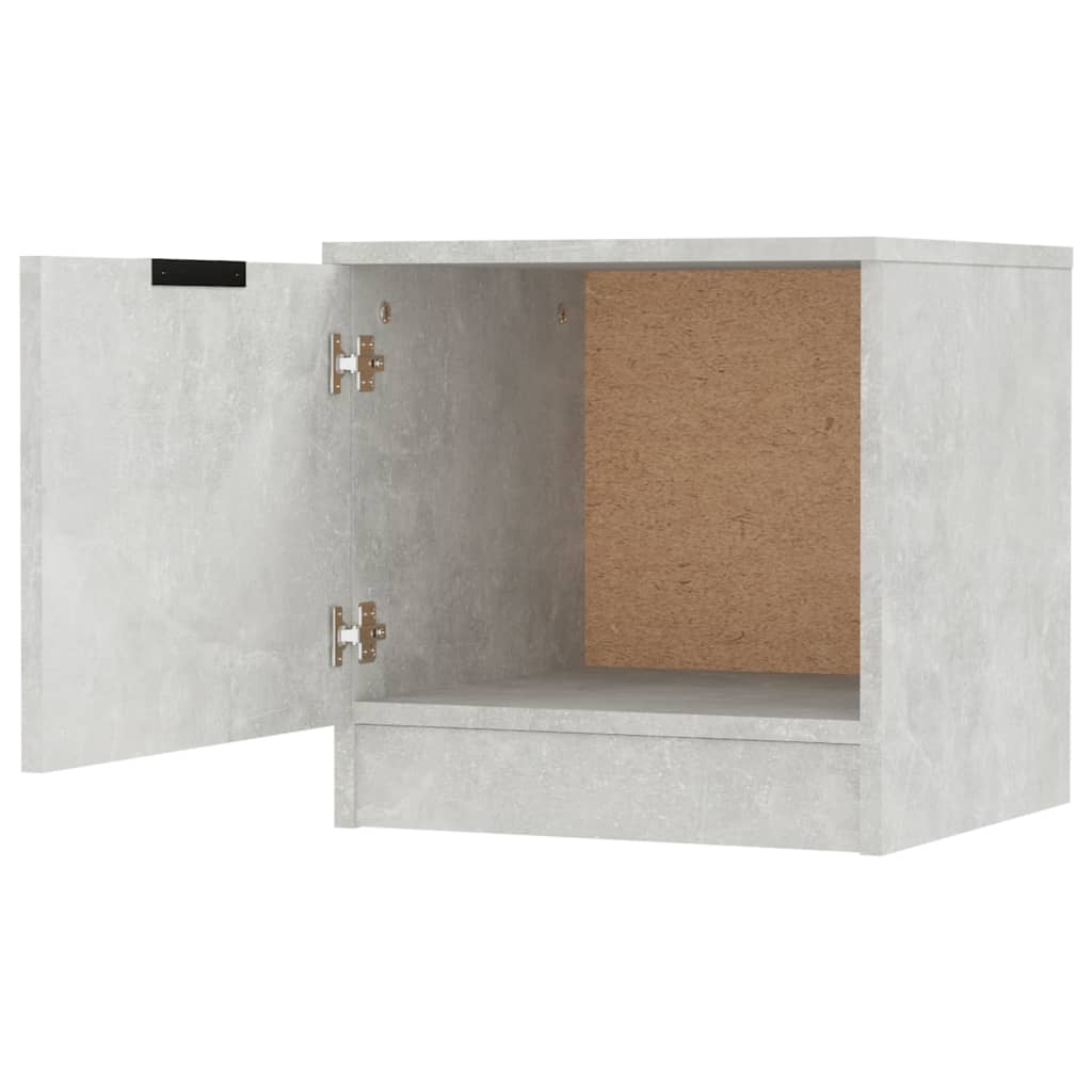 Nachttische 2 Stk. Betongrau 40x39x40 cm - Pazzar.ch