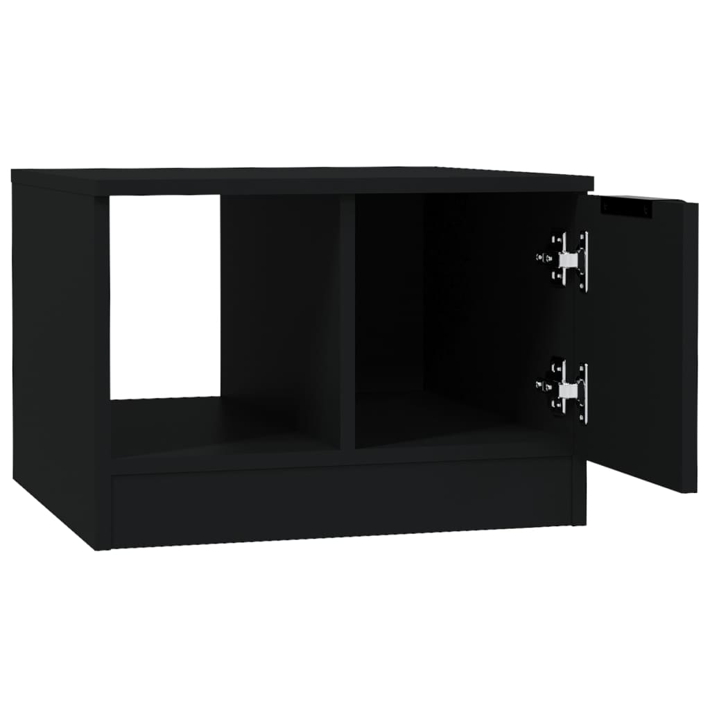 Couchtisch Schwarz 50x50x36 cm Holzwerkstoff - Pazzar.ch