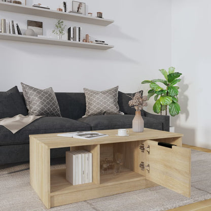 Couchtisch Sonoma-Eiche 102x50x36 cm Holzwerkstoff - Pazzar.ch