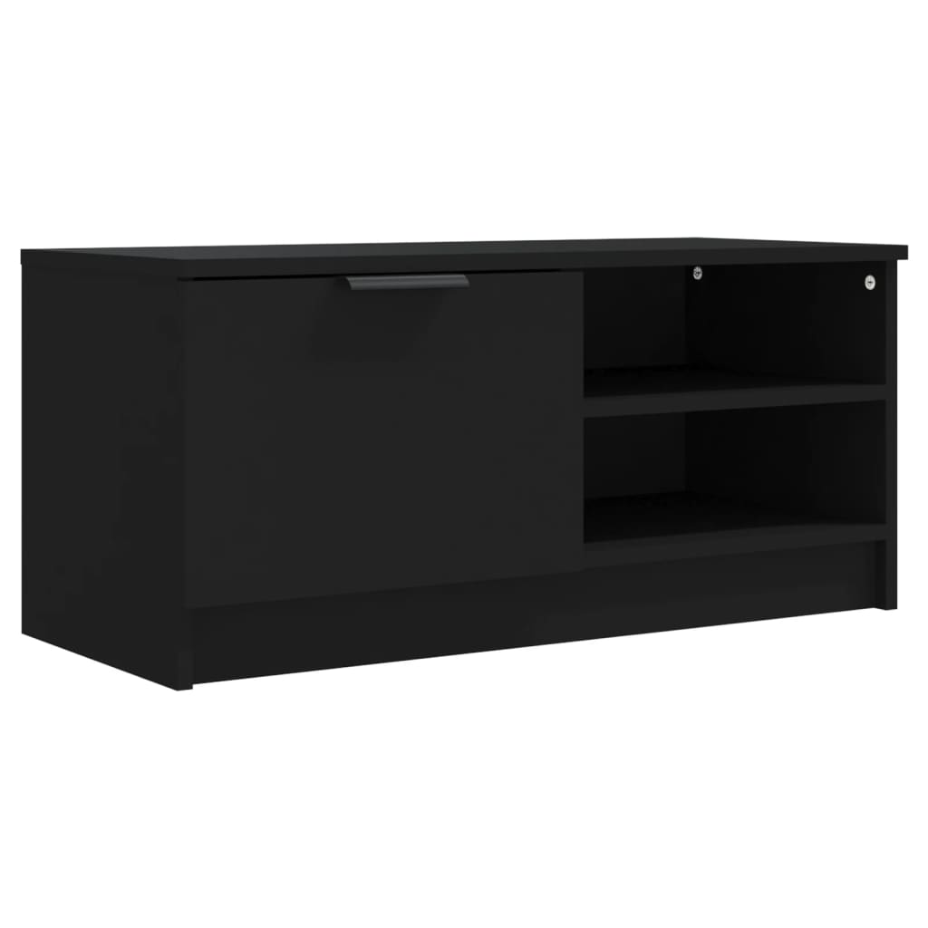 TV-Schrank Schwarz 80x35x36,5 cm Holzwerkstoff - Pazzar.ch