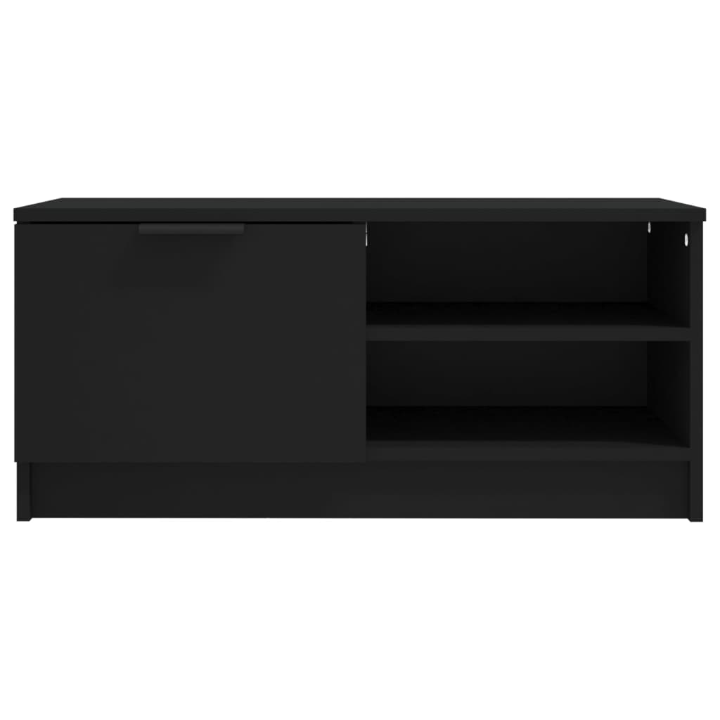 TV-Schrank Schwarz 80x35x36,5 cm Holzwerkstoff - Pazzar.ch