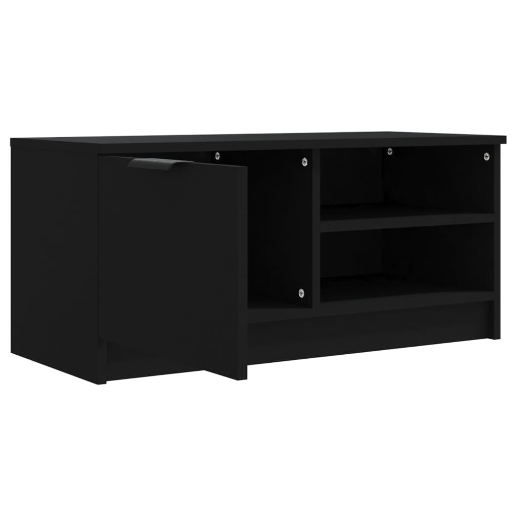 TV-Schrank Schwarz 80x35x36,5 cm Holzwerkstoff - Pazzar.ch