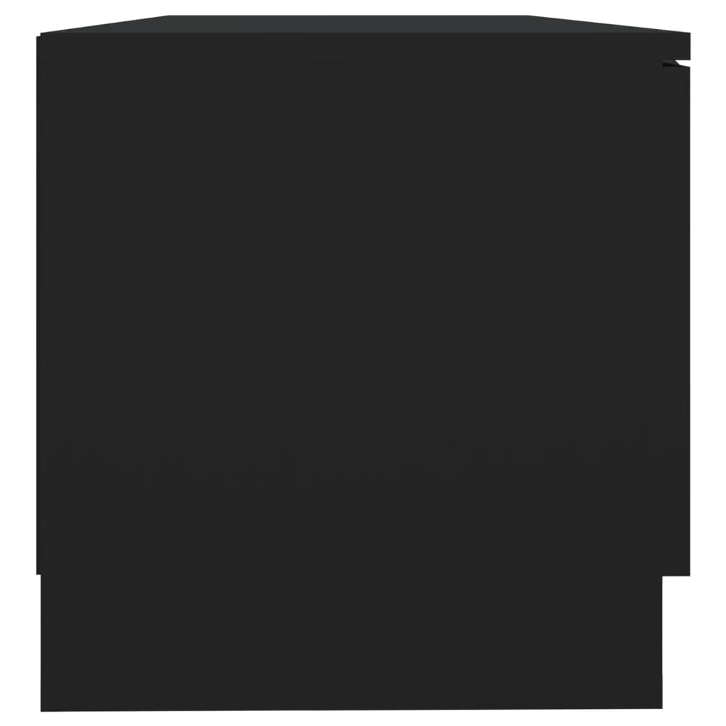 TV-Schrank Schwarz 80x35x36,5 cm Holzwerkstoff - Pazzar.ch