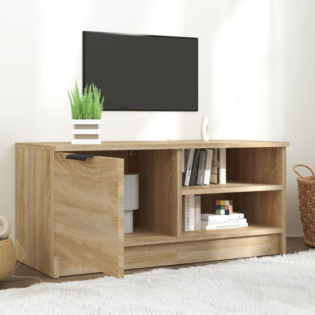 TV-Schrank Sonoma-Eiche 80x35x36,5 cm Holzwerkstoff - Pazzar.ch