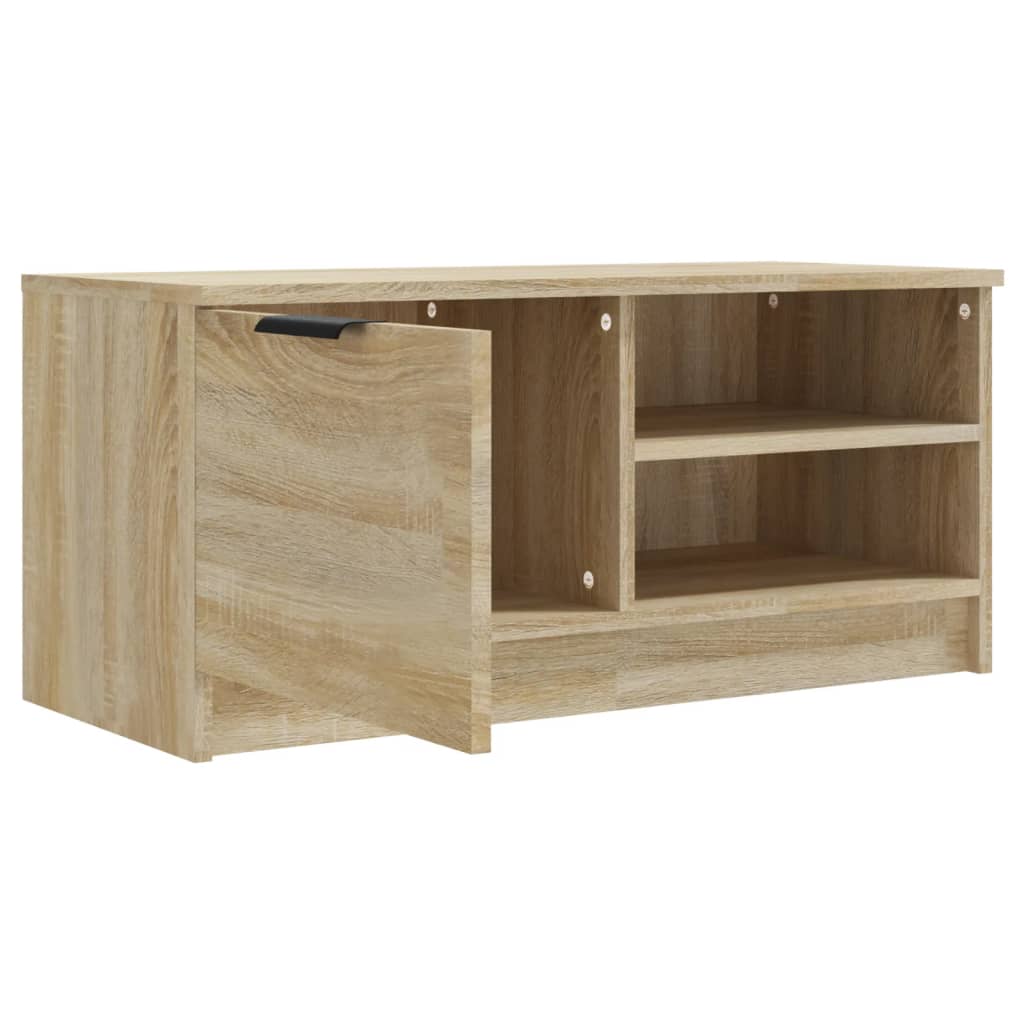 TV-Schrank Sonoma-Eiche 80x35x36,5 cm Holzwerkstoff - Pazzar.ch