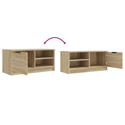 TV-Schrank Sonoma-Eiche 80x35x36,5 cm Holzwerkstoff - Pazzar.ch
