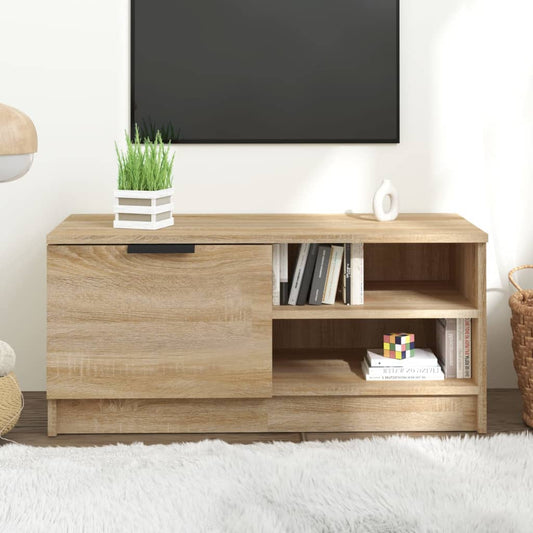 TV-Schrank Sonoma-Eiche 80x35x36,5 cm Holzwerkstoff - Pazzar.ch