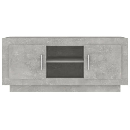 TV-Schrank Betongrau 102x35x45 cm Holzwerkstoff - Pazzar.ch