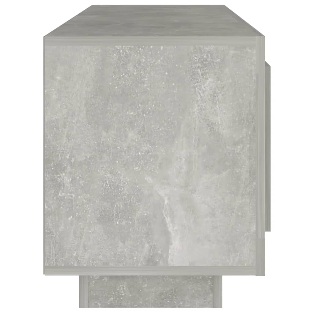 TV-Schrank Betongrau 102x35x45 cm Holzwerkstoff - Pazzar.ch