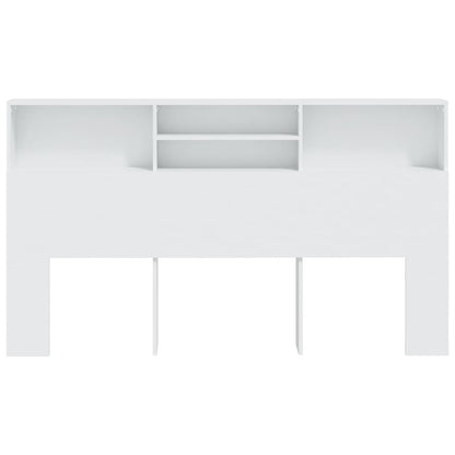 Bett-Kopfteil mit Ablagen Weiß 180x19x103,5 cm - Pazzar.ch