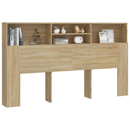 Bett-Kopfteil mit Ablagen Sonoma-Eiche 180x19x103,5 cm - Pazzar.ch