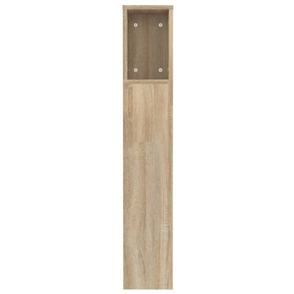 Kopfteil mit Ablagen Sonoma-Eiche 120x18,5x102,5 cm - Pazzar.ch