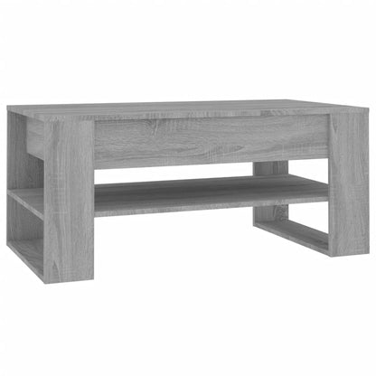 Couchtisch Grau Sonoma 102x55x45 cm Holzwerkstoff - Pazzar.ch