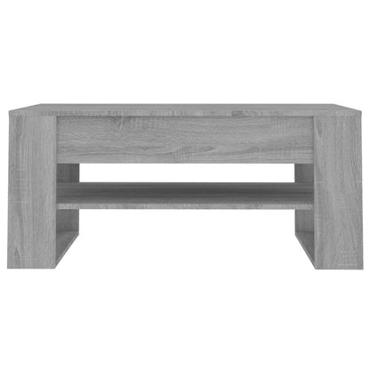 Couchtisch Grau Sonoma 102x55x45 cm Holzwerkstoff - Pazzar.ch
