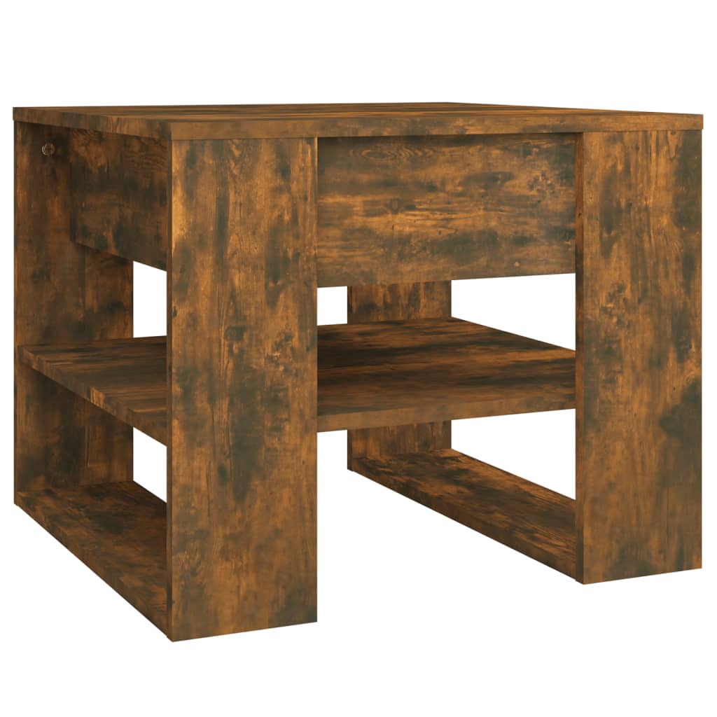 Couchtisch Räuchereiche 55,5x55x45 cm Holzwerkstoff - Pazzar.ch