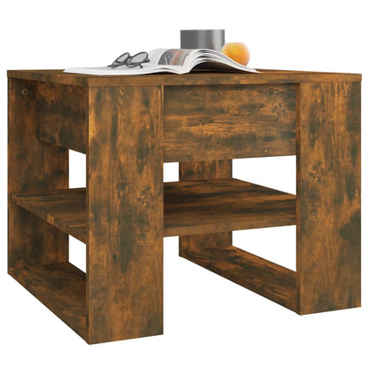 Couchtisch Räuchereiche 55,5x55x45 cm Holzwerkstoff - Pazzar.ch