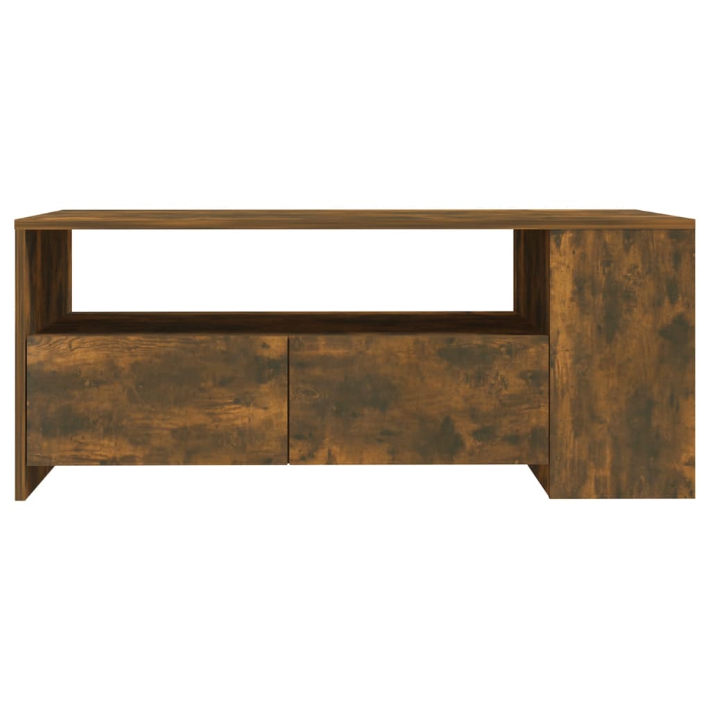 Couchtisch Räuchereiche 102x55x42 cm Holzwerkstoff - Pazzar.ch