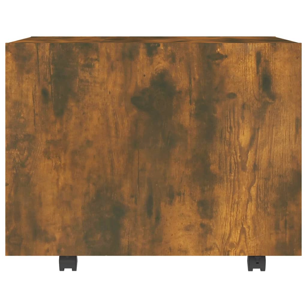 Couchtisch Räuchereiche 55x55x40 cm Holzwerkstoff - Pazzar.ch