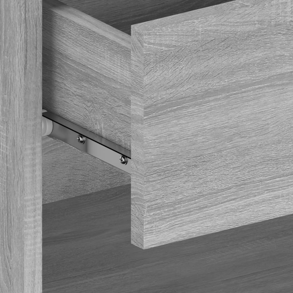 Wand-Nachttische 2 Stk. Grau Sonoma - Pazzar.ch