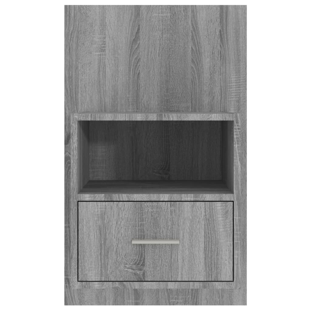 Wand-Nachttisch Grau Sonoma - Pazzar.ch