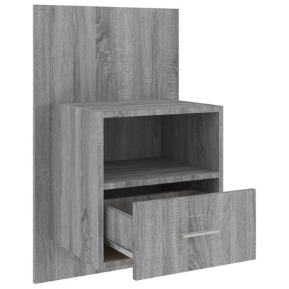 Wand-Nachttisch Grau Sonoma - Pazzar.ch