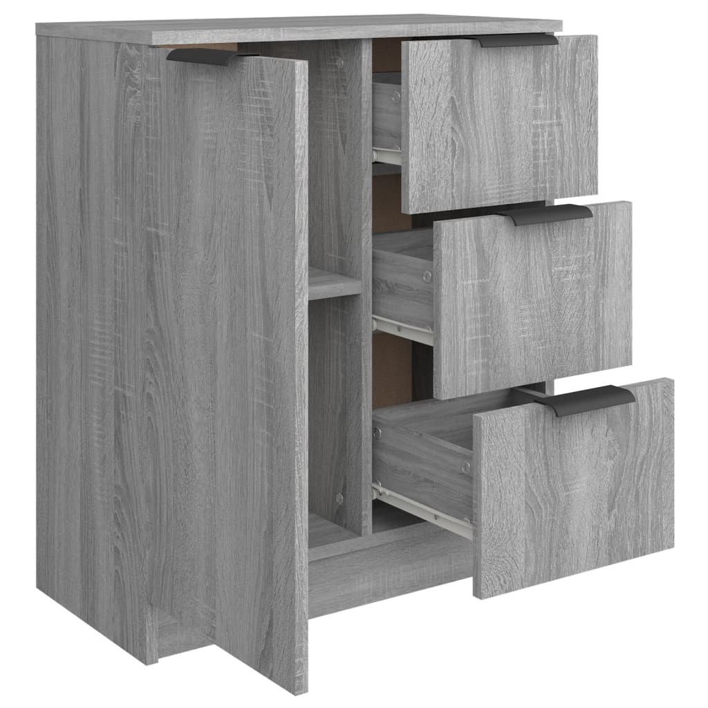 Sideboard Grau Sonoma 60x30x70 cm Holzwerkstoff - Pazzar.ch