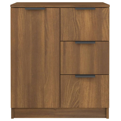 Sideboard Braun Eichen-Optik 60x30x70 cm Holzwerkstoff - Pazzar.ch