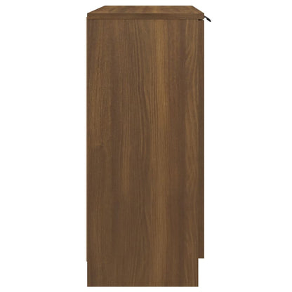 Sideboard Braun Eichen-Optik 60x30x70 cm Holzwerkstoff - Pazzar.ch