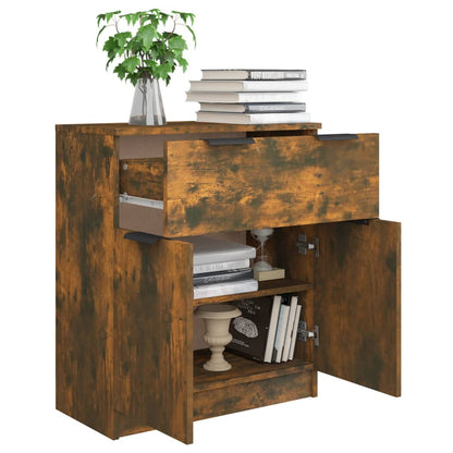 Sideboard Räuchereiche 60x30x70 cm Holzwerkstoff - Pazzar.ch