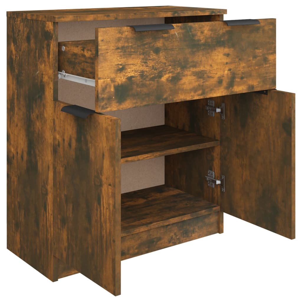 Sideboard Räuchereiche 60x30x70 cm Holzwerkstoff - Pazzar.ch