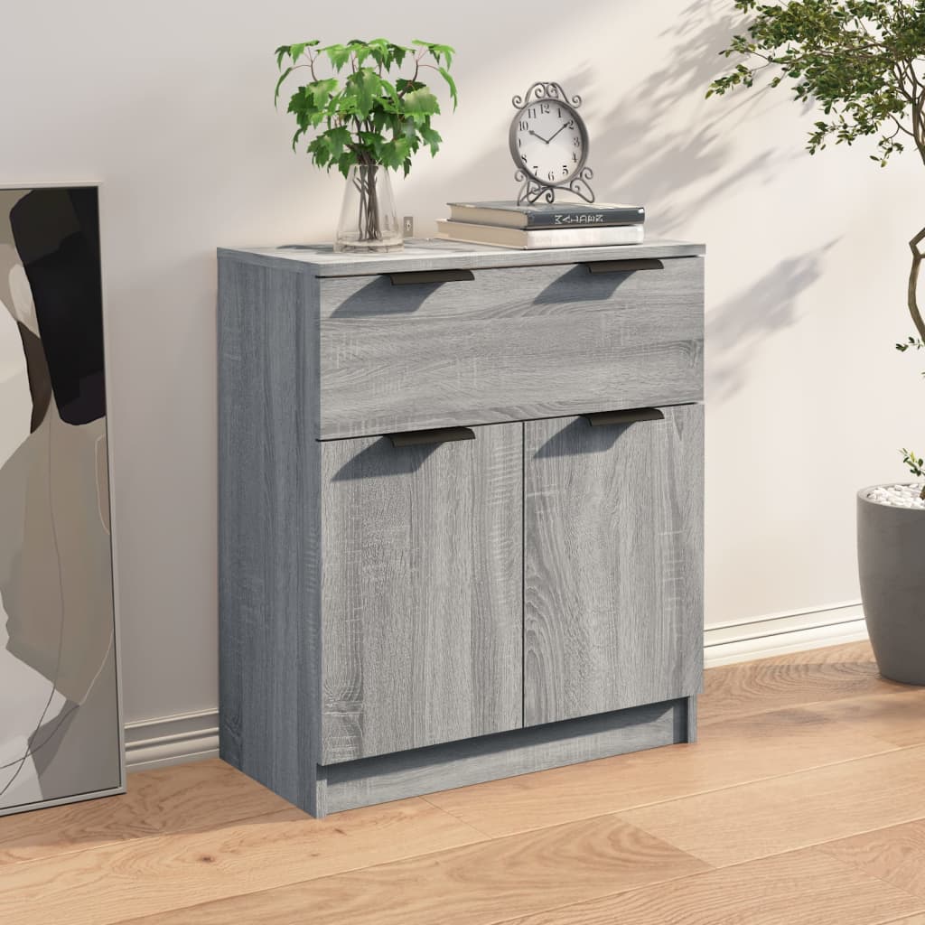 Sideboard Grau Sonoma 60x30x70 cm Holzwerkstoff - Pazzar.ch
