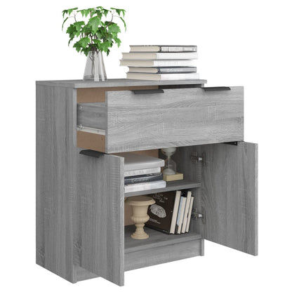 Sideboard Grau Sonoma 60x30x70 cm Holzwerkstoff - Pazzar.ch