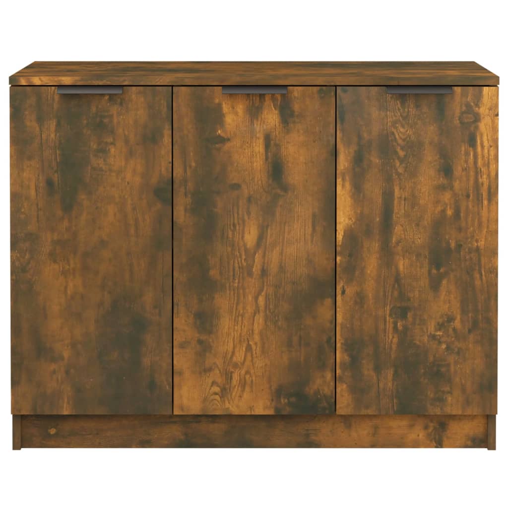 Sideboard Räuchereiche 90,5x30x70 cm Holzwerkstoff - Pazzar.ch